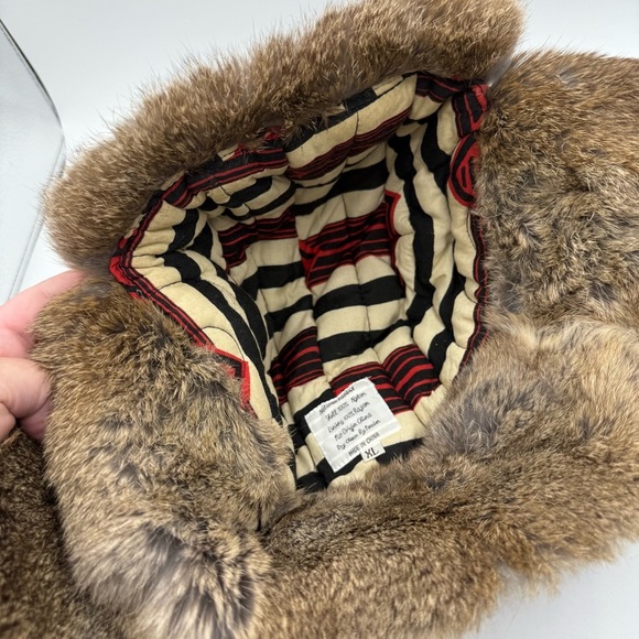 Mad Bomber Rabbit Fur Camo Flapper Trapper Hat XL - Picture 6 of 7